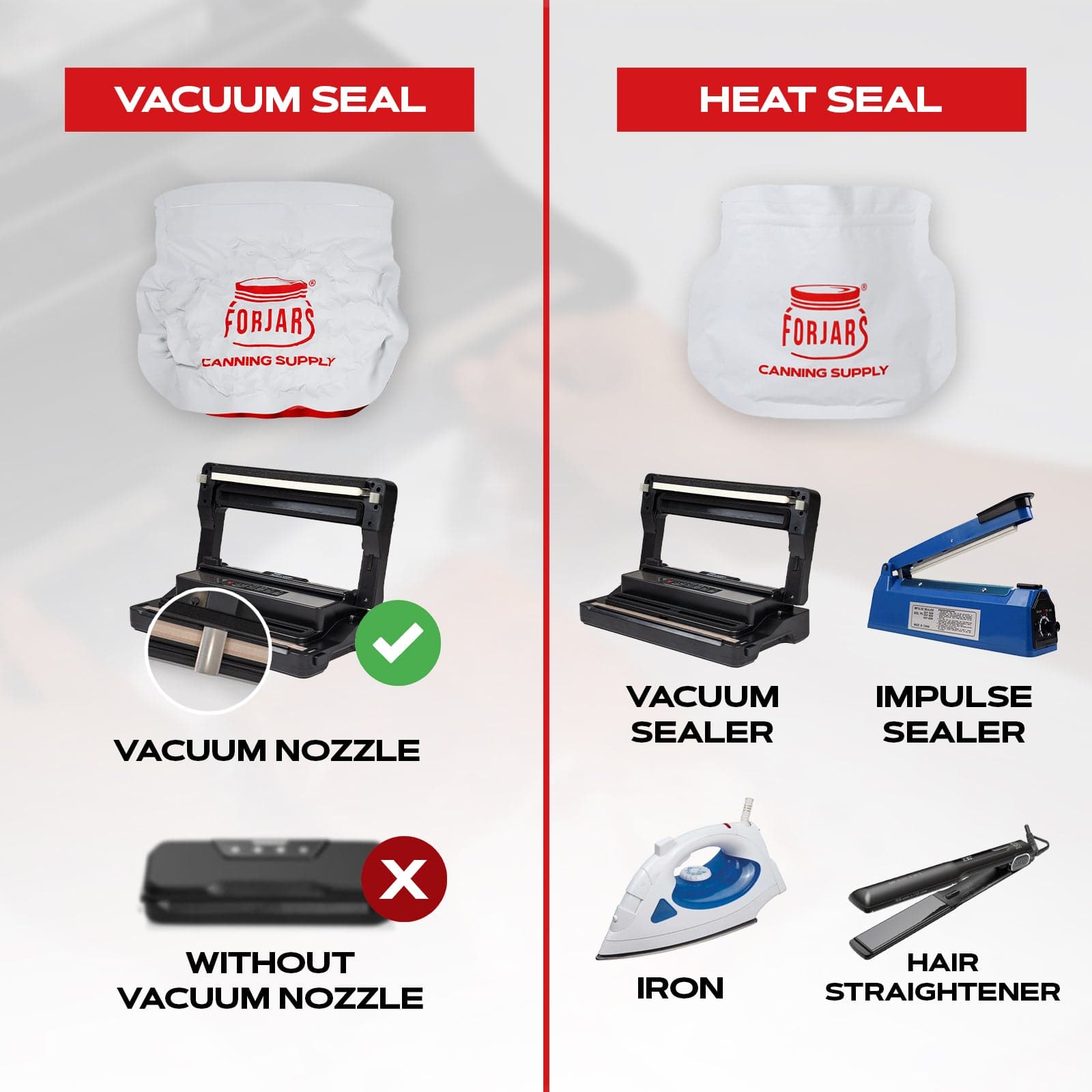 Forjars®  20 count 24oz Mylar Bags - Blessings Grow Meadows