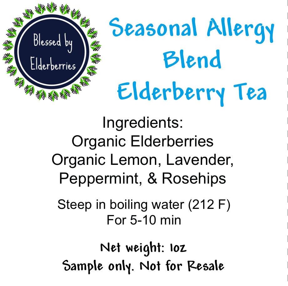 Tea Lovers Sampler Bundle - Blessed by Elderberries ~ Blessings Grow Meadows