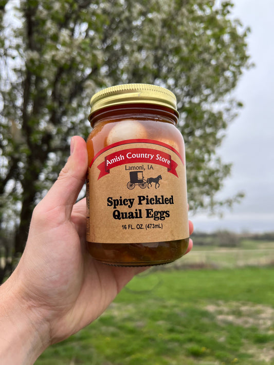 Pickled Spicy Quail Eggs