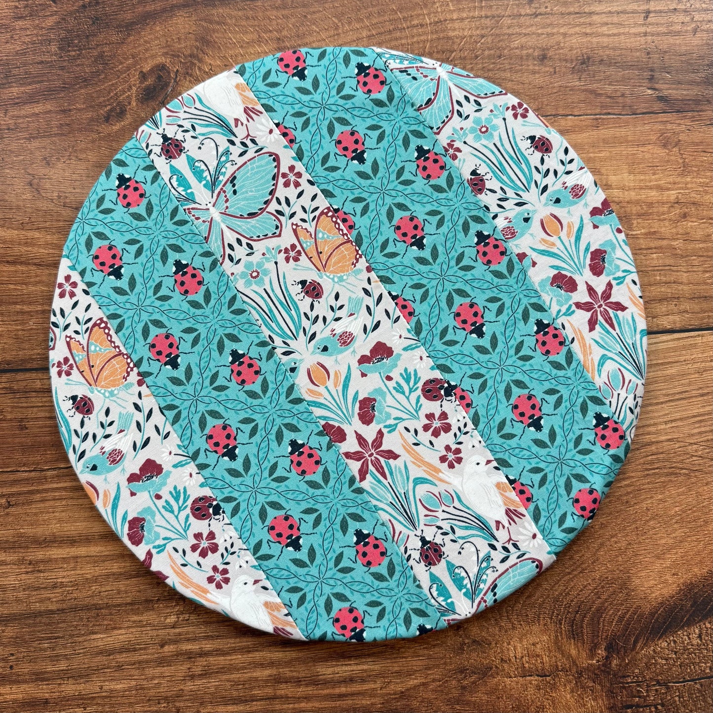 Medium bowl and banneton covers from Five Oaks Farm, farm-style baking accessories for dough proofing and bread baking.