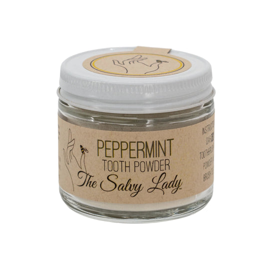 Tooth Powder | 2 oz | Multiple Flavors | Fluoride Free | The Salvy Lady - BuyNebraska.com ~ Blessings Grow Meadows