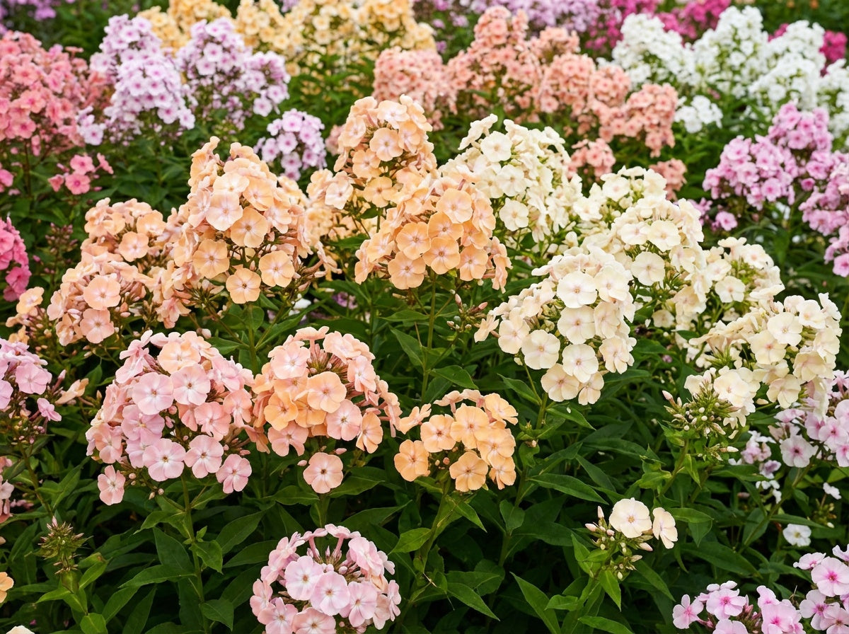 100 PHLOX OF SHEEP Pastel Mix Phlox Drummondii Multicolor Flower Seeds - Blessings Grow Meadows -