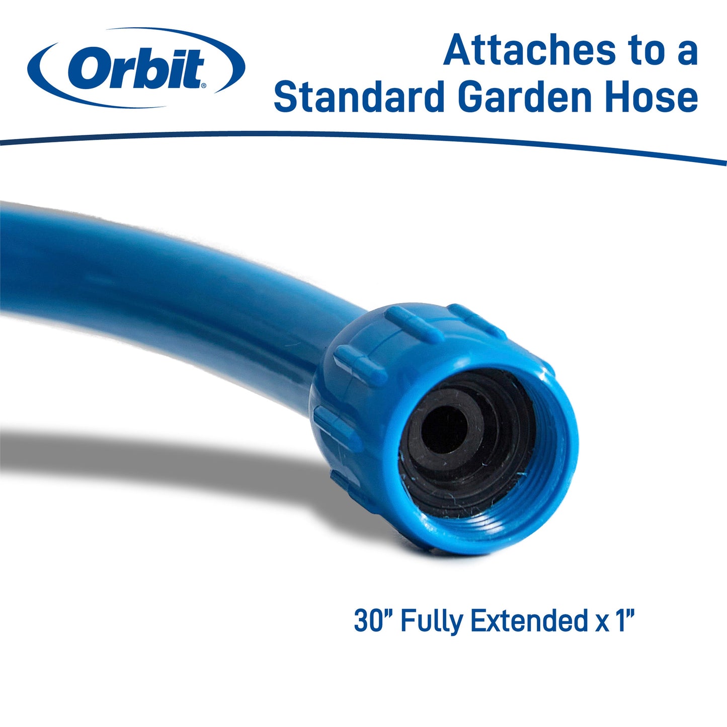 Orbit Irrigation Cobra Mist System for mist cooling, featuring a compact design and adjustable nozzle for outdoor cooling.