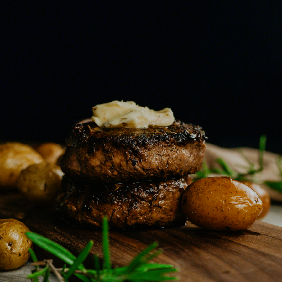 Bison Filet Mignon | 4-6 oz Steaks | Shipping Included | Nebraska Bison - BuyNebraska.com ~ Blessings Grow Meadows