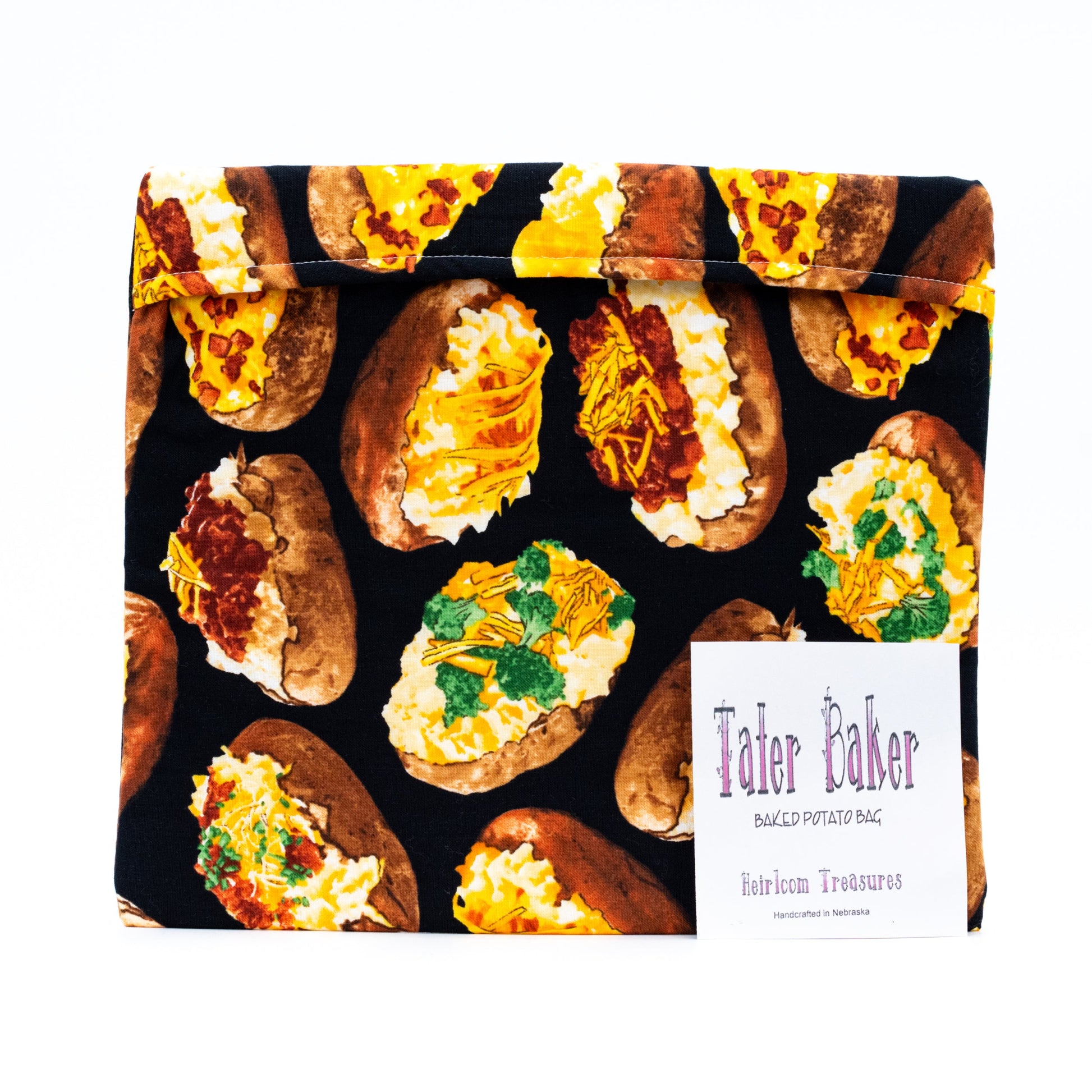 Tater Baker Microwave Potato Bag | Various Designs | Heirloom Treasures - BuyNebraska.com ~ Blessings Grow Meadows