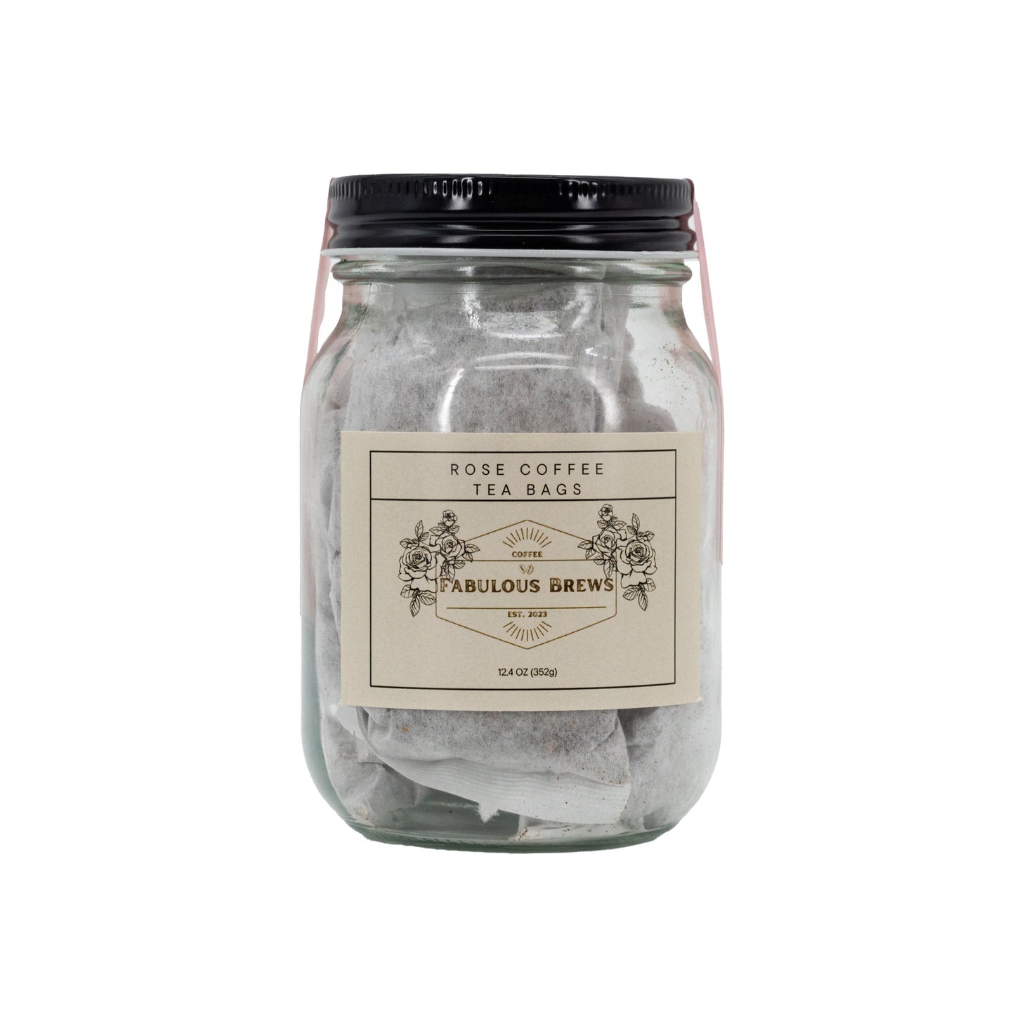 Rose Infused Coffee Tea Bags | 12.4 oz | Fabulous Brews - BuyNebraska.com ~ Blessings Grow Meadows