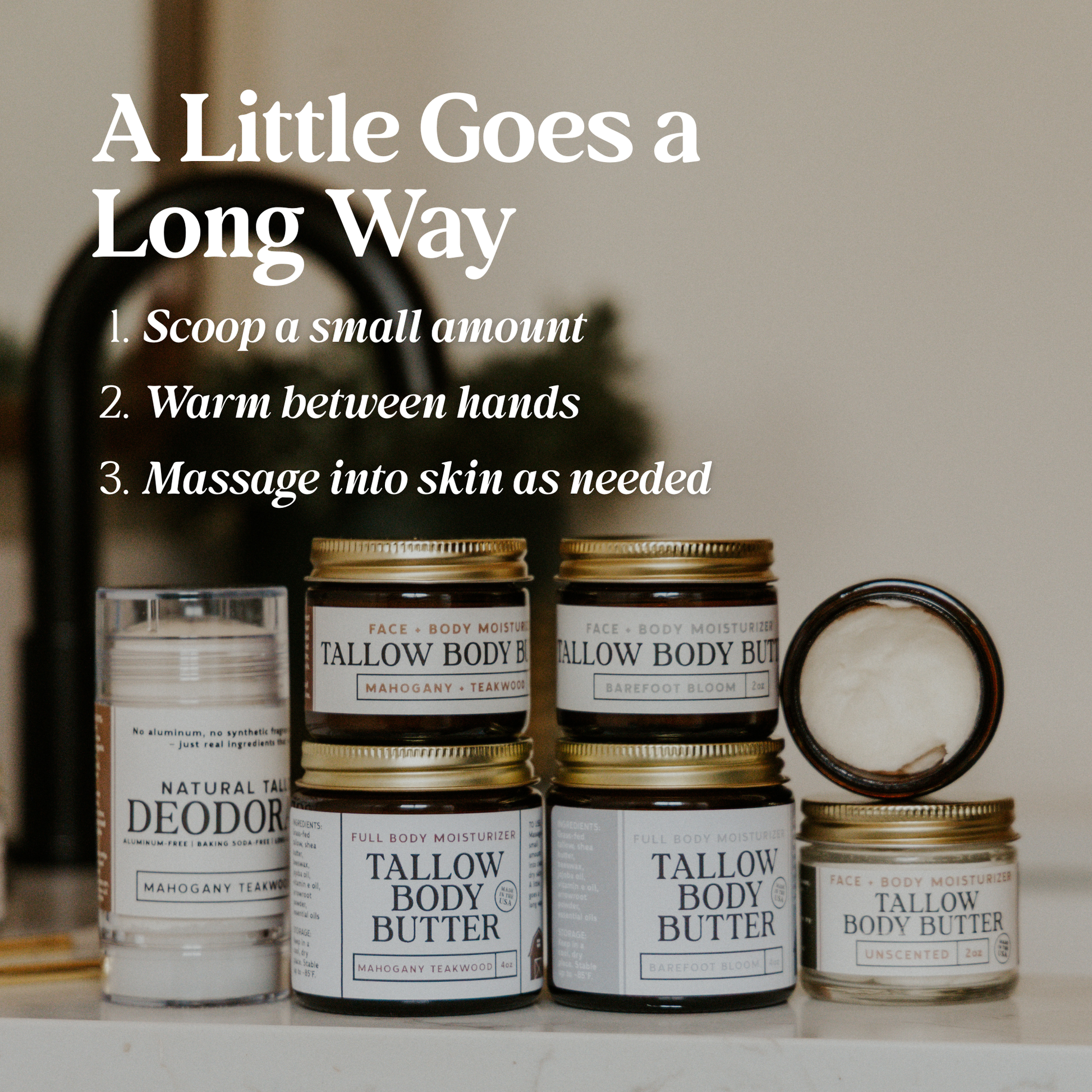 Tallow Body Butter - Revive Homestead ~ Blessings Grow Meadows