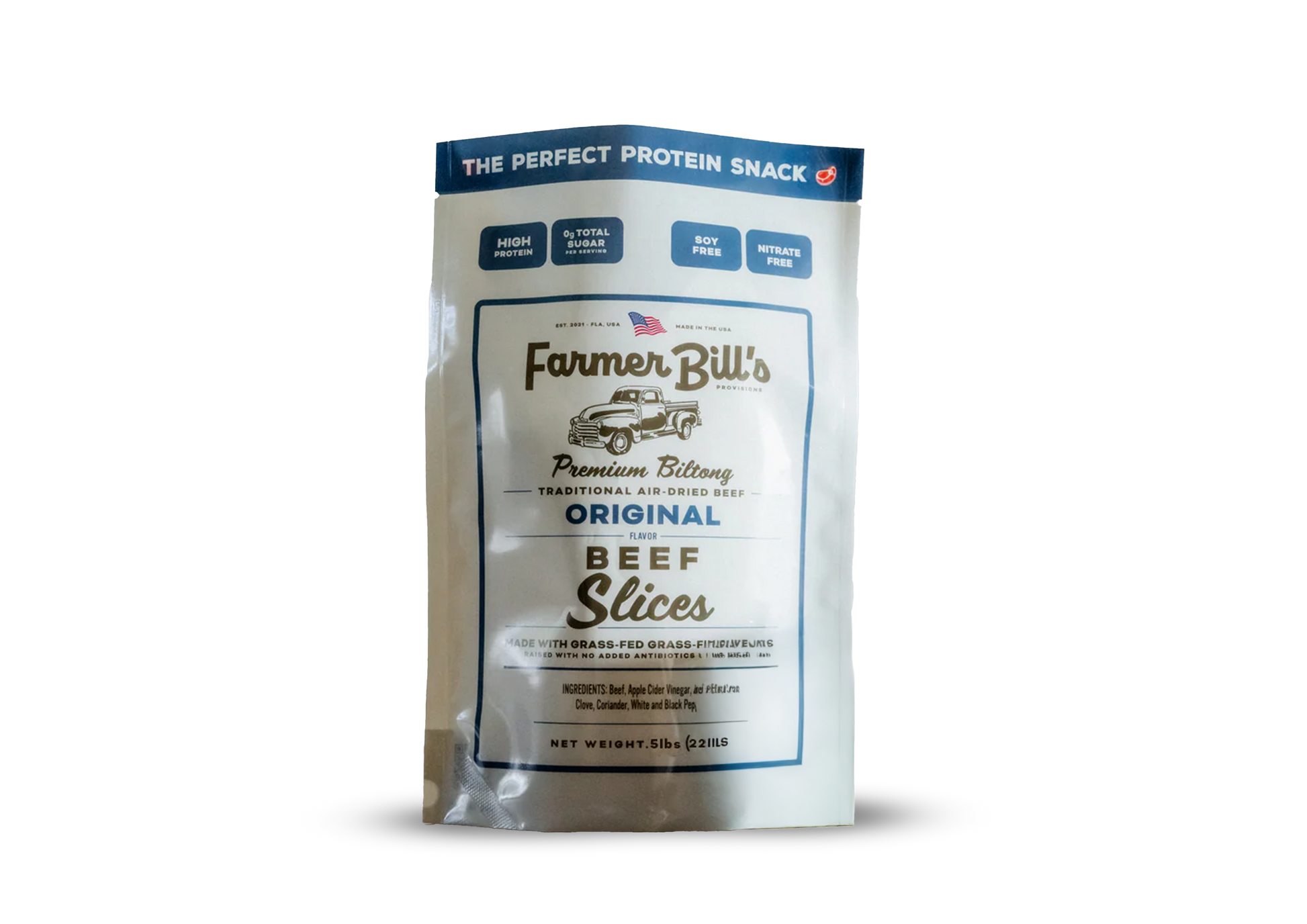 12 lb Sliced Original Beef Biltong - Blessings Grow Meadows -