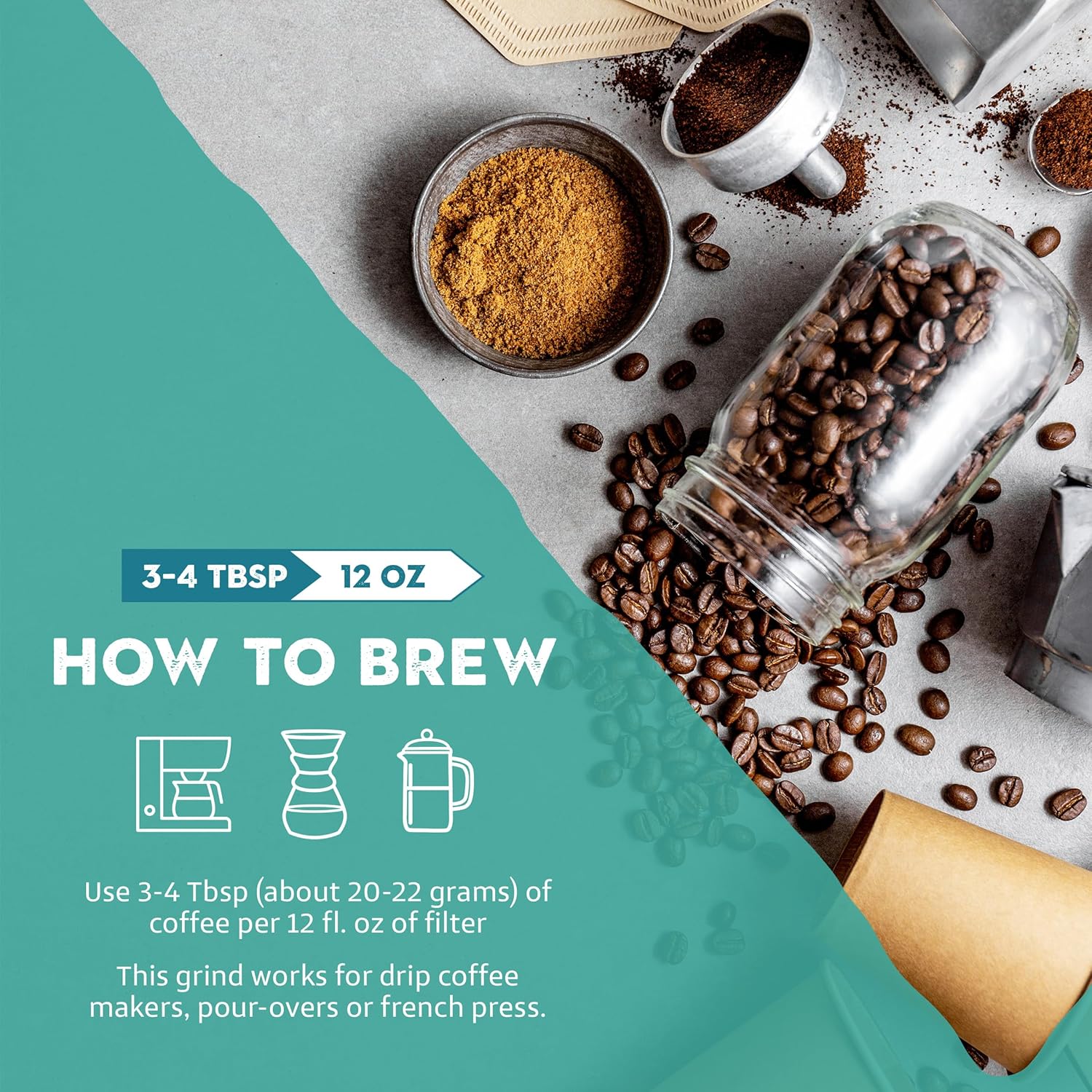 Turkey Tail & Cordyceps Mushroom Coffee Adaptogens Blend - GO MENTAL MUSHROOM COFFEE ~ Blessings Grow Meadows