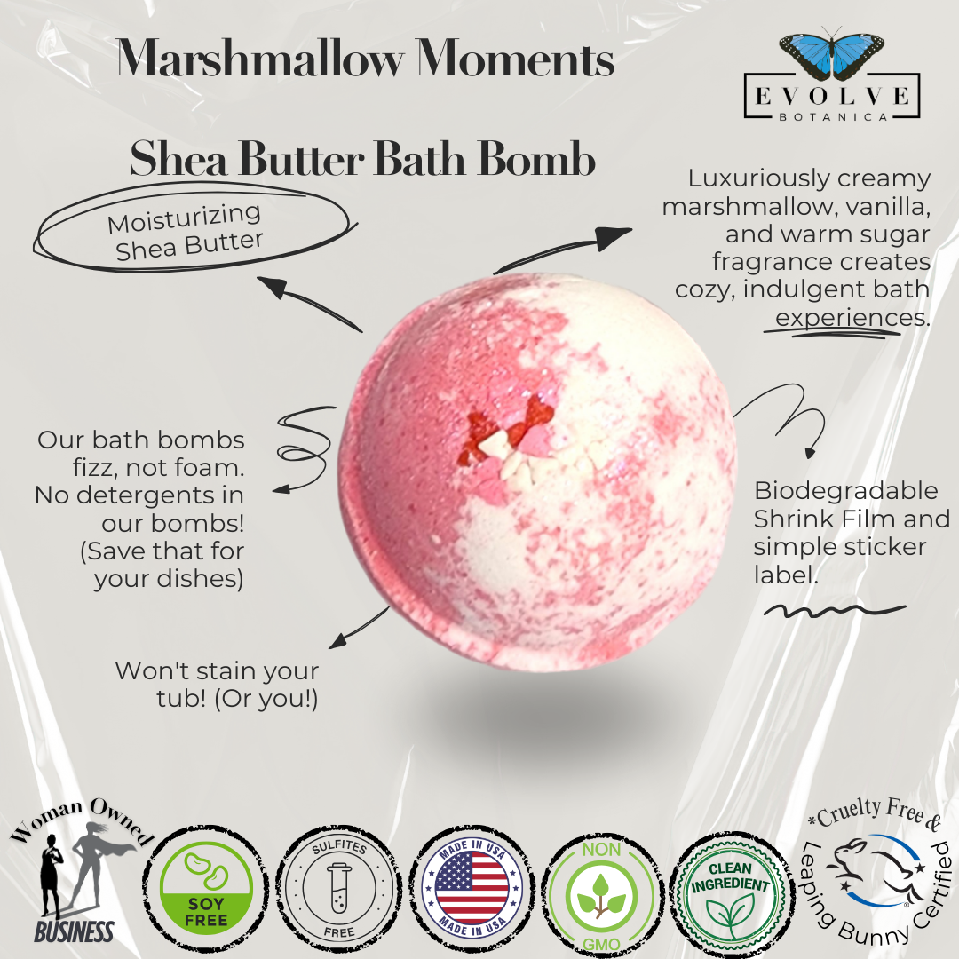 Bath Bomb - Marshmallow Moments (Valentine's Day - Holiday)