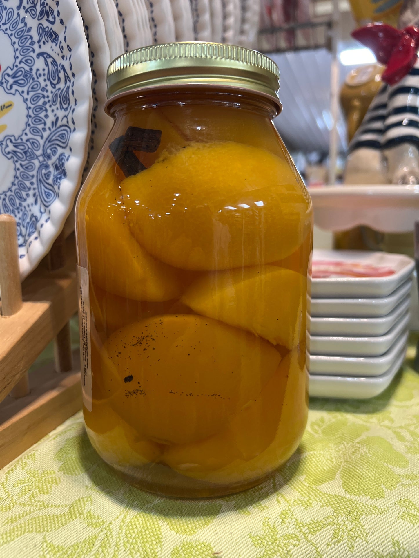 Vanilla Peaches 32oz (REAL VANILLA BEANS)