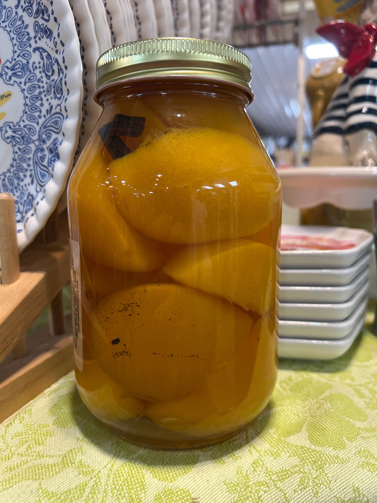 Vanilla Peaches 32oz (REAL VANILLA BEANS)