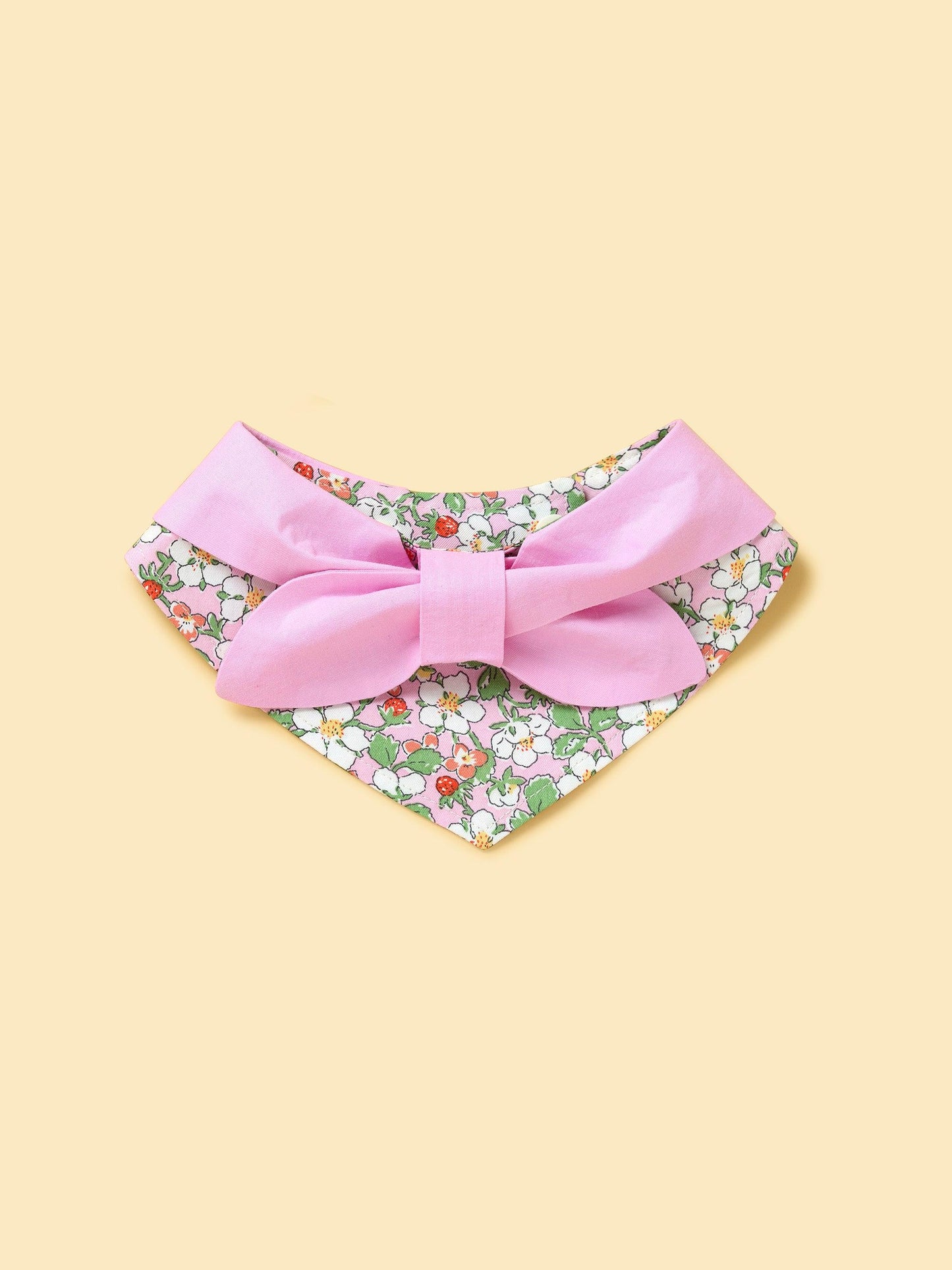 Bowtiful Garden Pink Floral Bandana - BarkBarkBaby ~ Blessings Grow Meadows