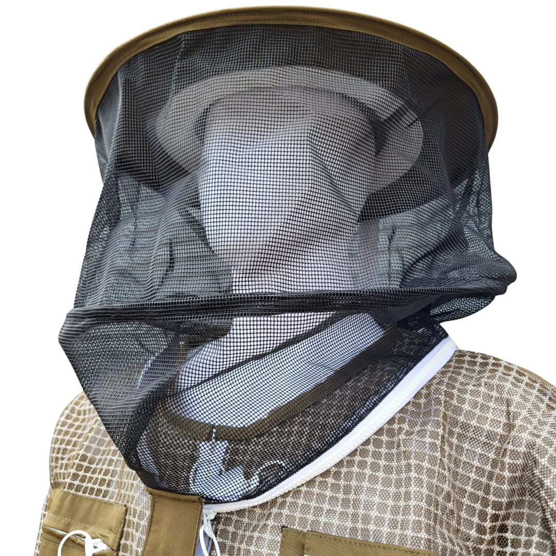 Round or Fencing Beekeeping Veil - Foxhound Bee Company ~ Blessings Grow Meadows