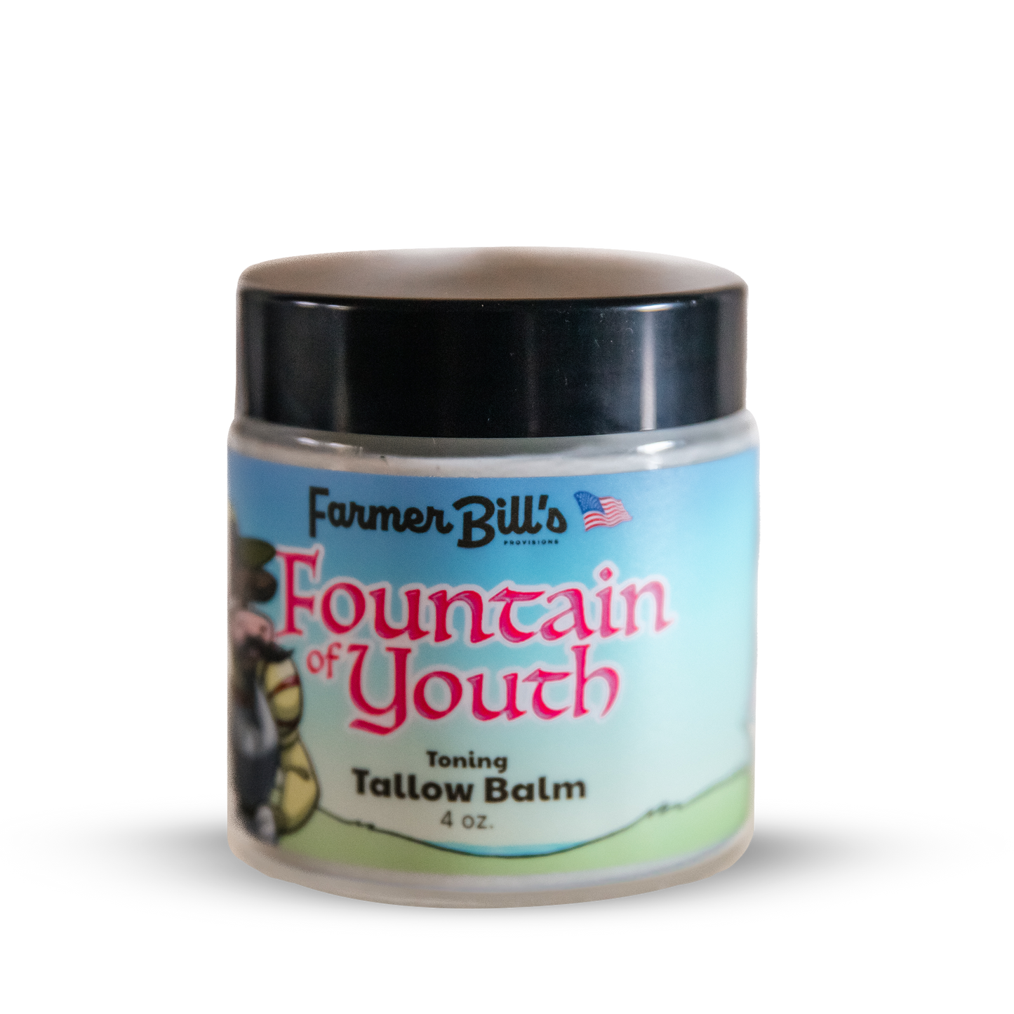 Fountain of Youth Toning Tallow Balm 4 oz - Farmer Bill's Provisions ~ Blessings Grow Meadows