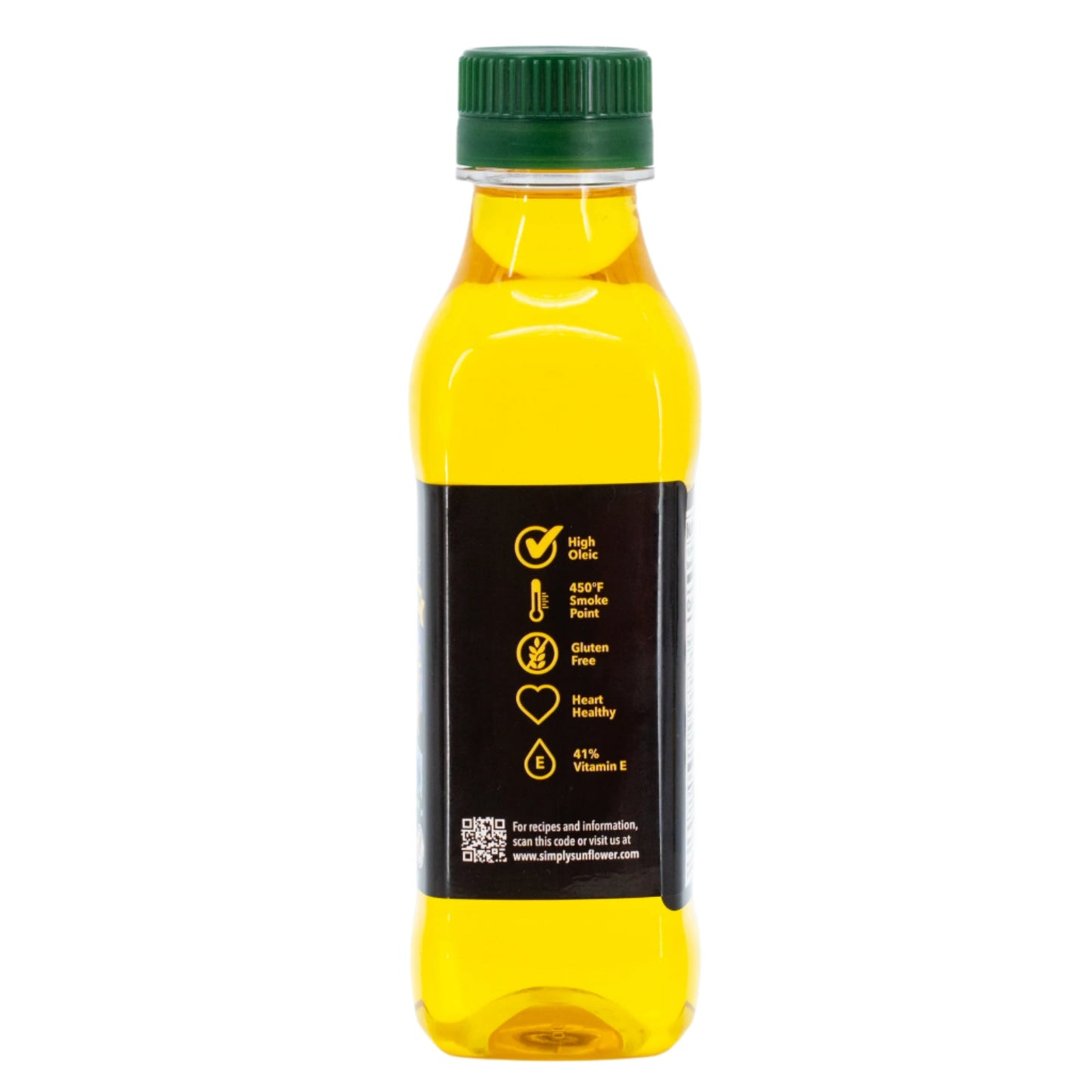 Two 8 oz bottles of Simply Sunflower sunflower oil, non-GMO, gluten-free, nut-free, vegan food multipack from BuyNebraska.com