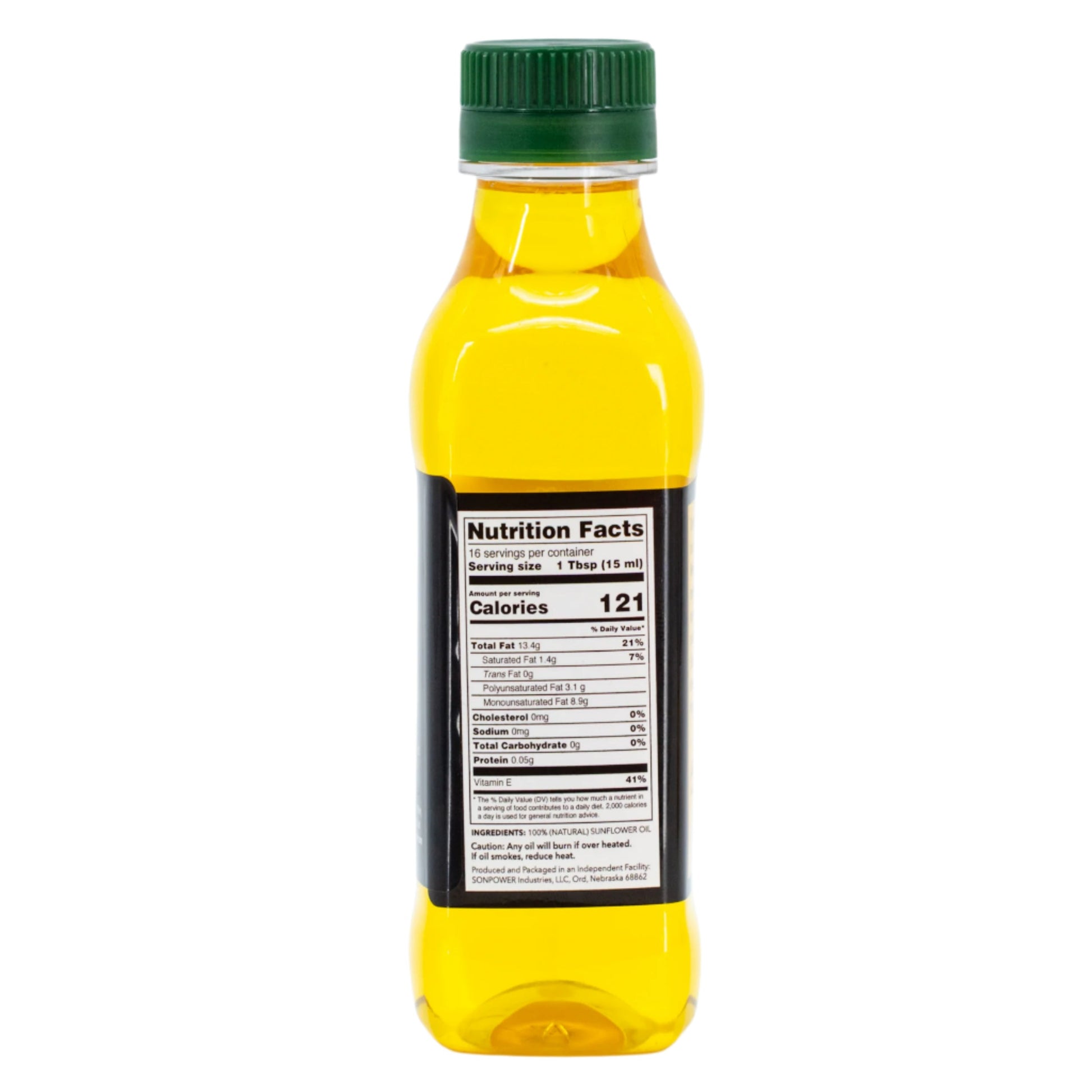 Two 8 oz bottles of Simply Sunflower sunflower oil, non-GMO, gluten-free, nut-free, vegan food multipacks by BuyNebraska.com.