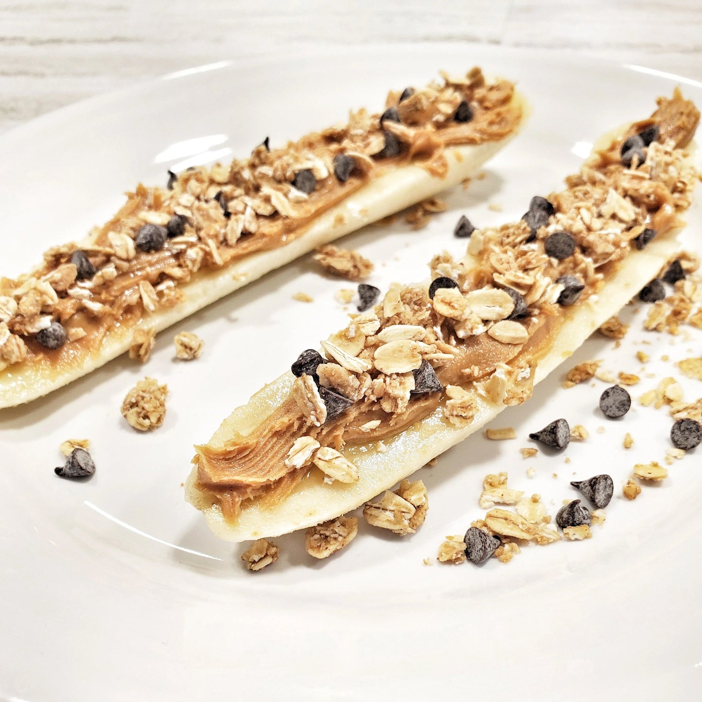 Pack of two 12 oz gluten-free, soy-free, dairy-free peanut butter granola food multipacks from The Gourmet Granola.