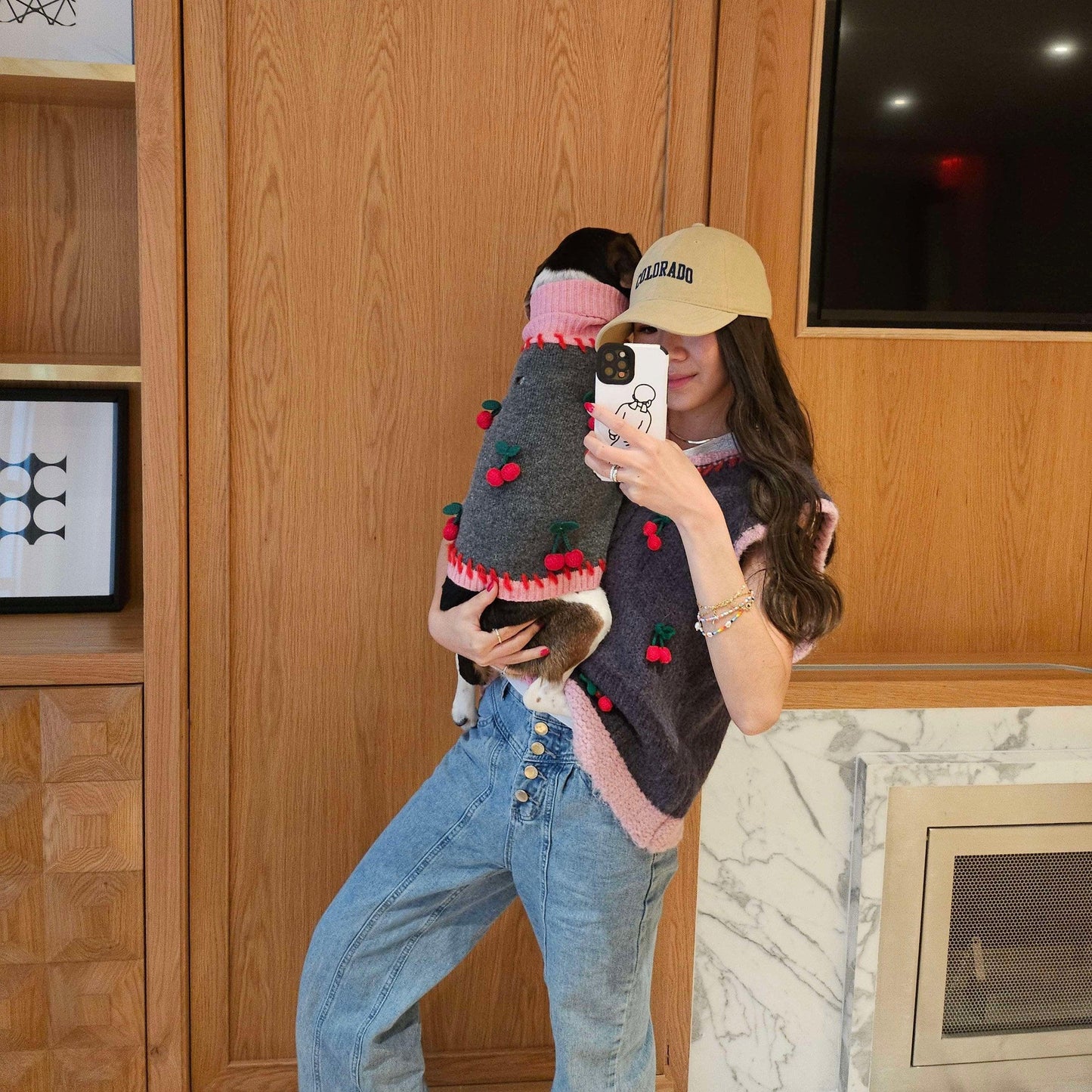 Cherry Kiss Sweater - BarkBarkBaby ~ Blessings Grow Meadows