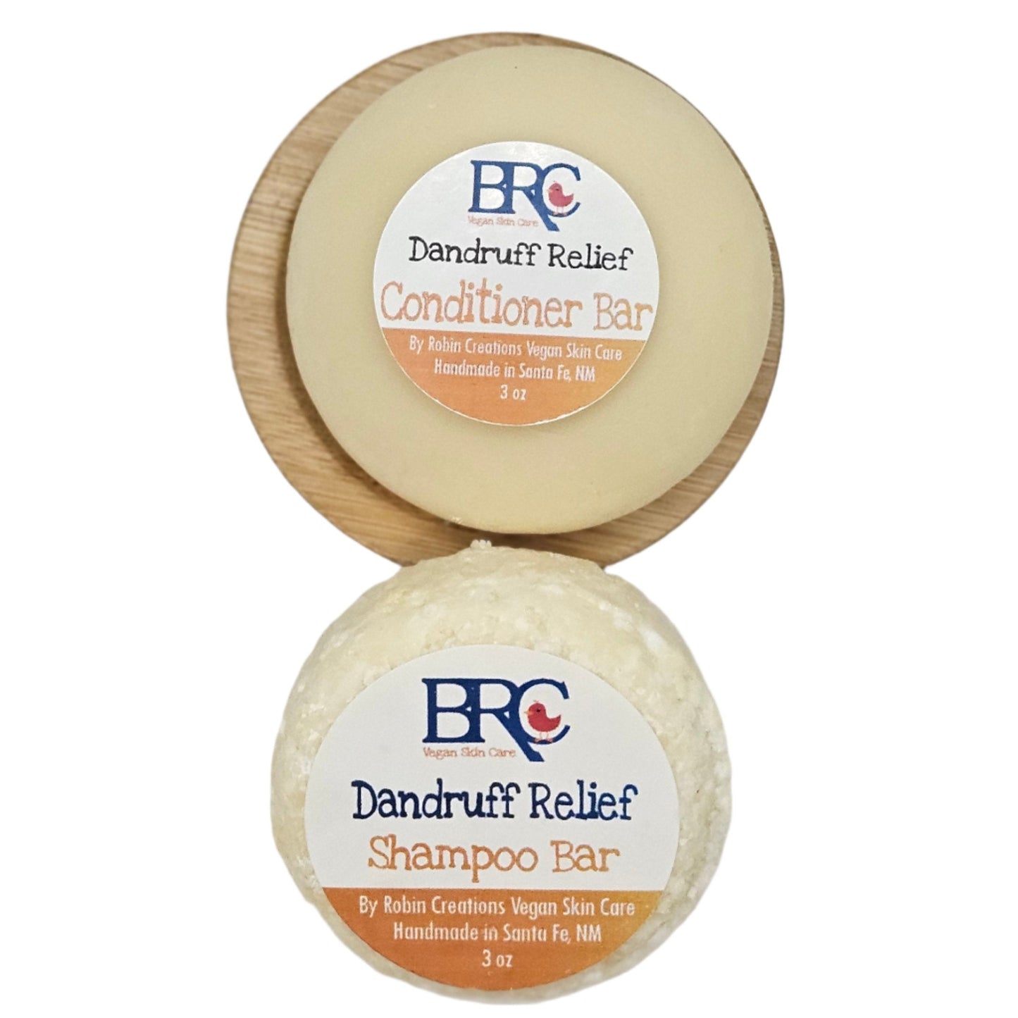 Natural Sulfate-Free Dandruff Shampoo & Conditioner Bar Set - Blessings Grow Meadows