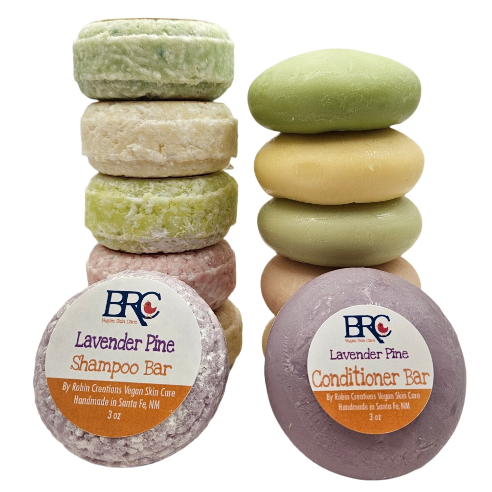 Handcrafted Natural Sulfate-Free Shampoo & Conditioner Bar Set - Blessings Grow Meadows