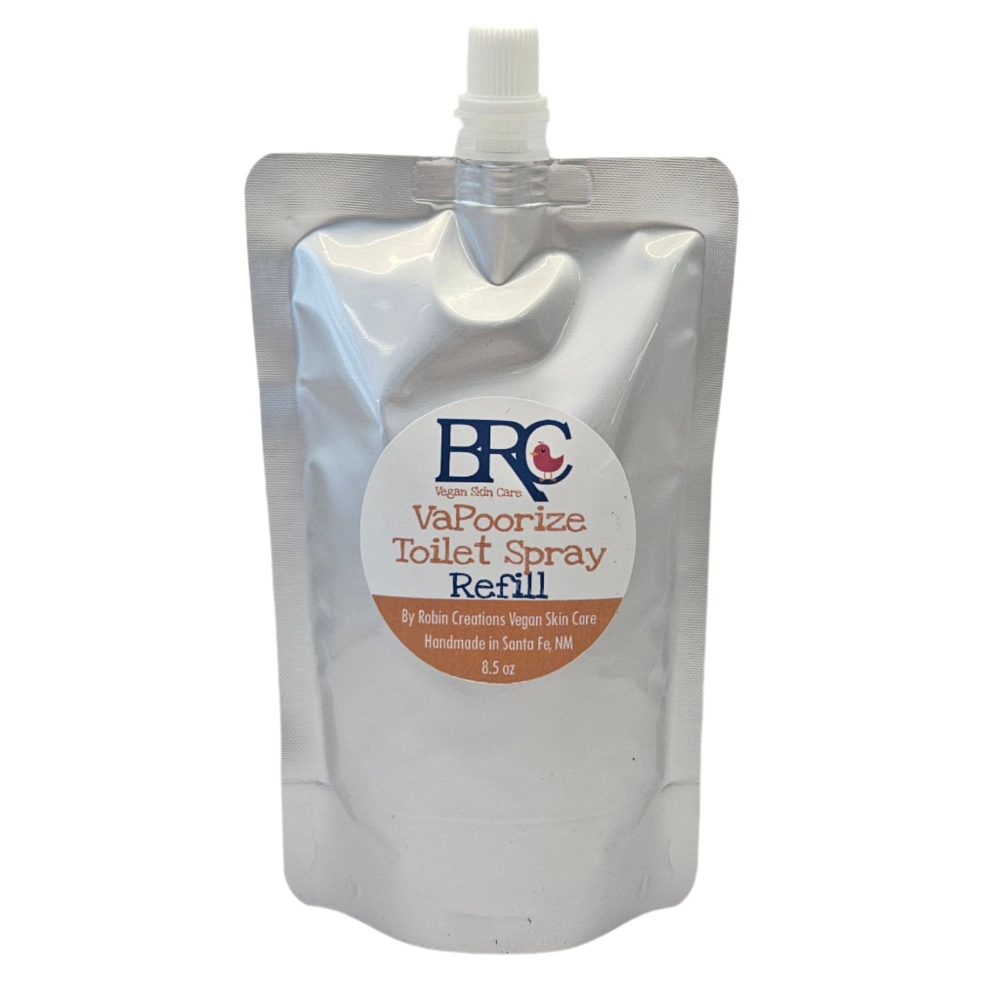 By Robin Creations VaPoorize "use before you poo" toilet spray bottle with spray nozzle, reformulated for enhanced effectiveness