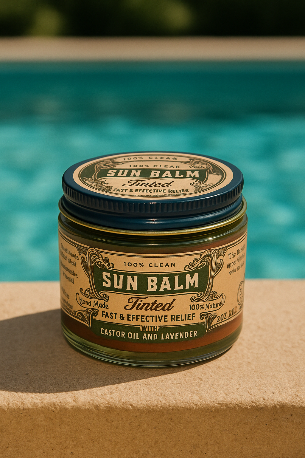 Sun Balm - Tinted Tallow Lavender Sunscreen - Blessings Grow Meadows