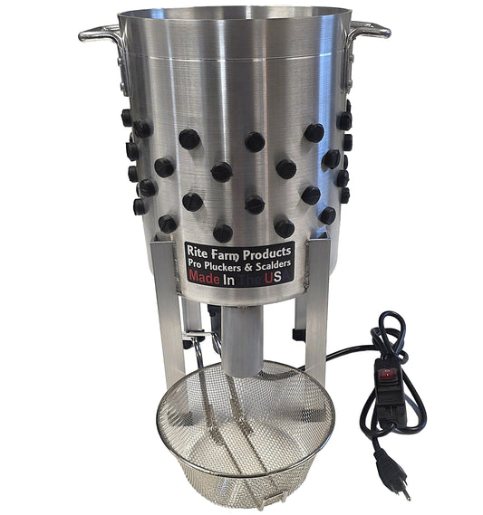 Pro USA Quail Plucker Feather Picker from Rite Farm Products, used for plucking small birds like quail, pigeons, and doves.
