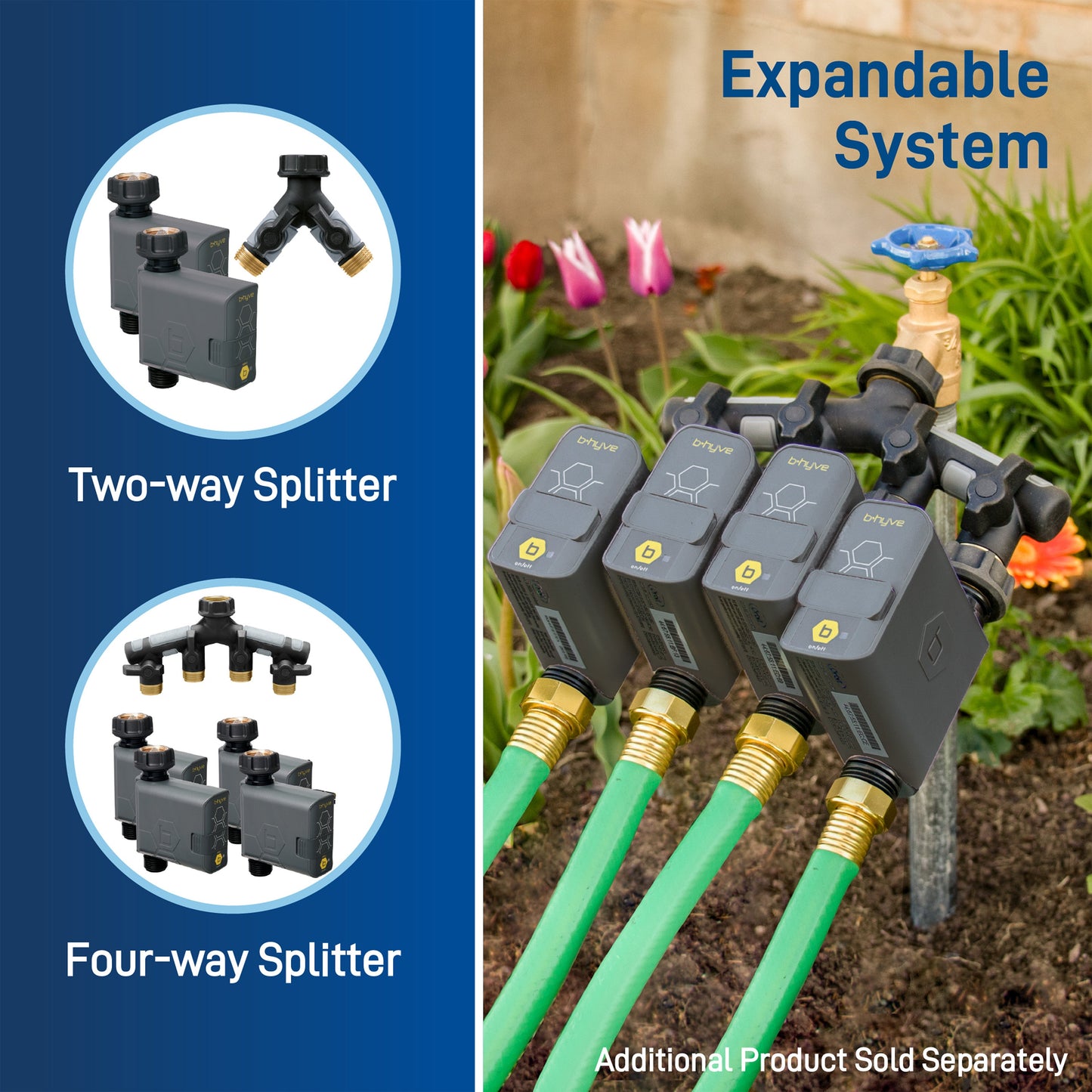 Orbit Irrigation Gen 2 B-hyve Smart Hose Watering Timer with digital display and control buttons.