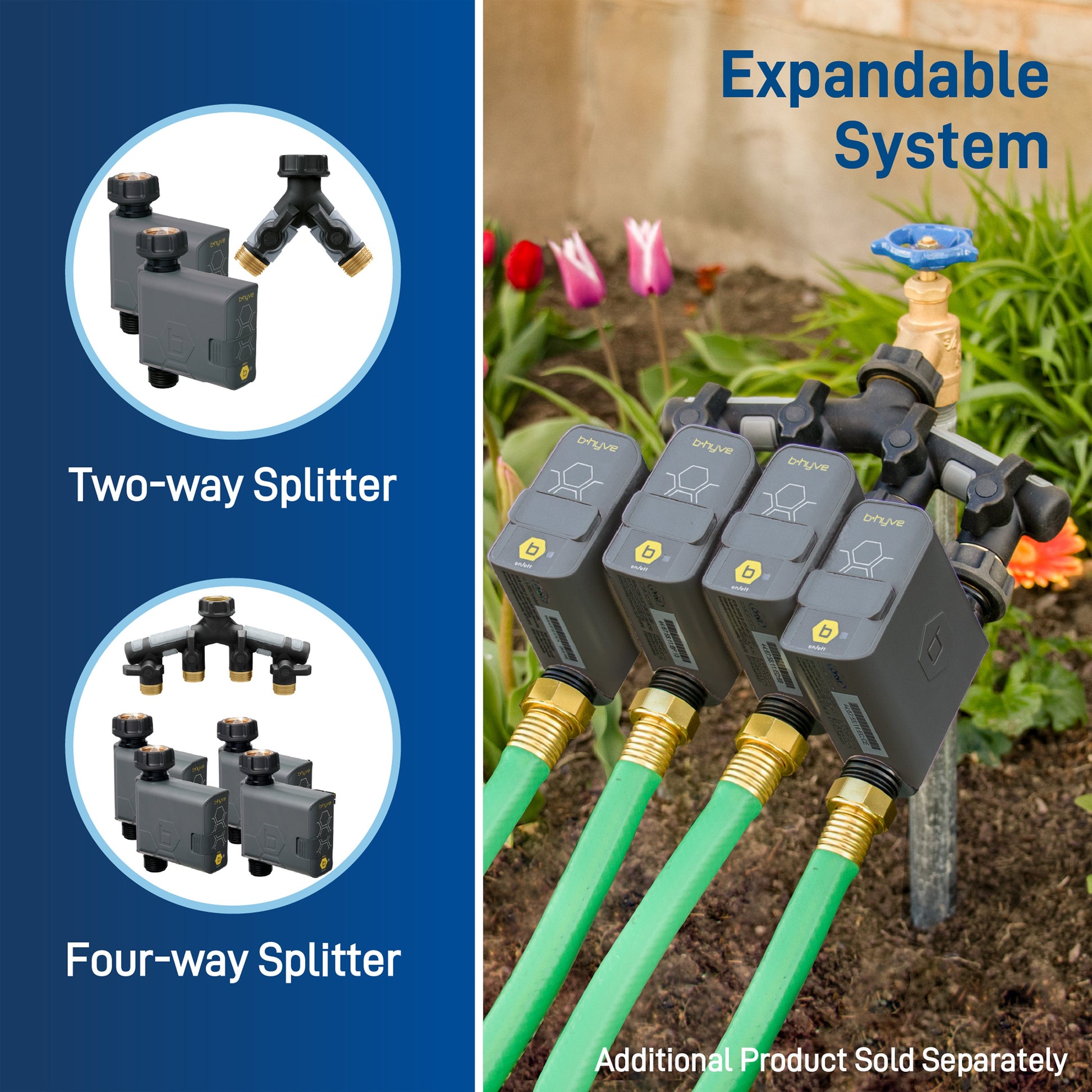 Orbit Irrigation Gen 2 B-hyve Smart Hose Watering Timer with digital display and control buttons.
