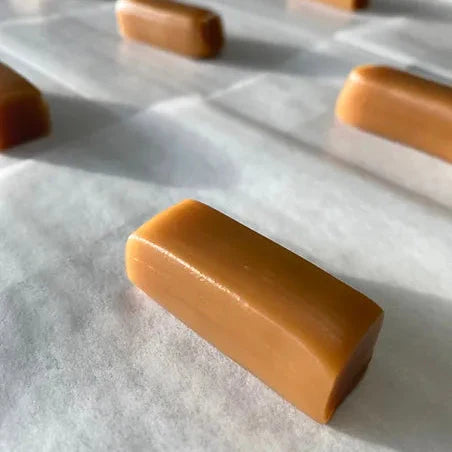 Boxicanyon Vanilla Caramels in a pack of 2 with 12 caramels, featuring creamy vanilla flavor, from BuyNebraska.com food multipacks.