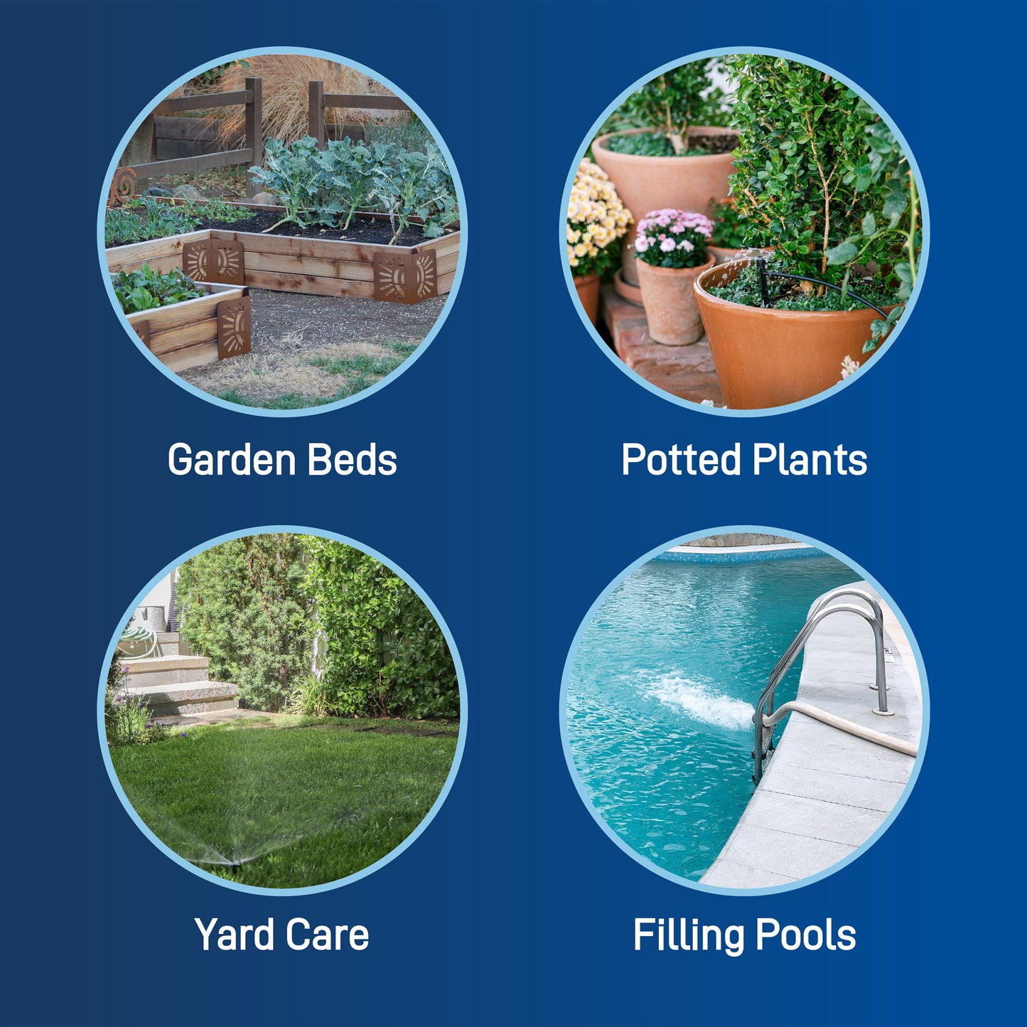 Orbit Irrigation Gen 2 B-hyve Smart Hose Watering Timer attached to garden hose for automated watering control.