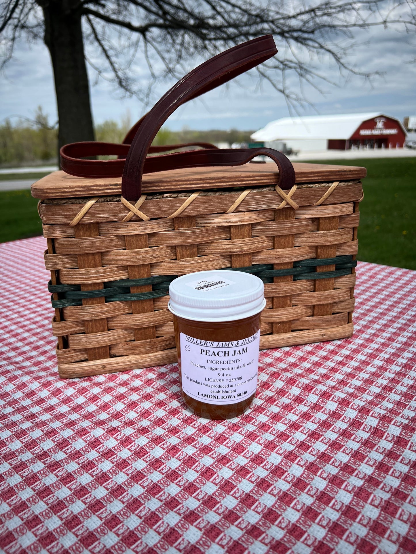 Miller's Peach Jam - 100% Authentic, Local Amish Made Jam