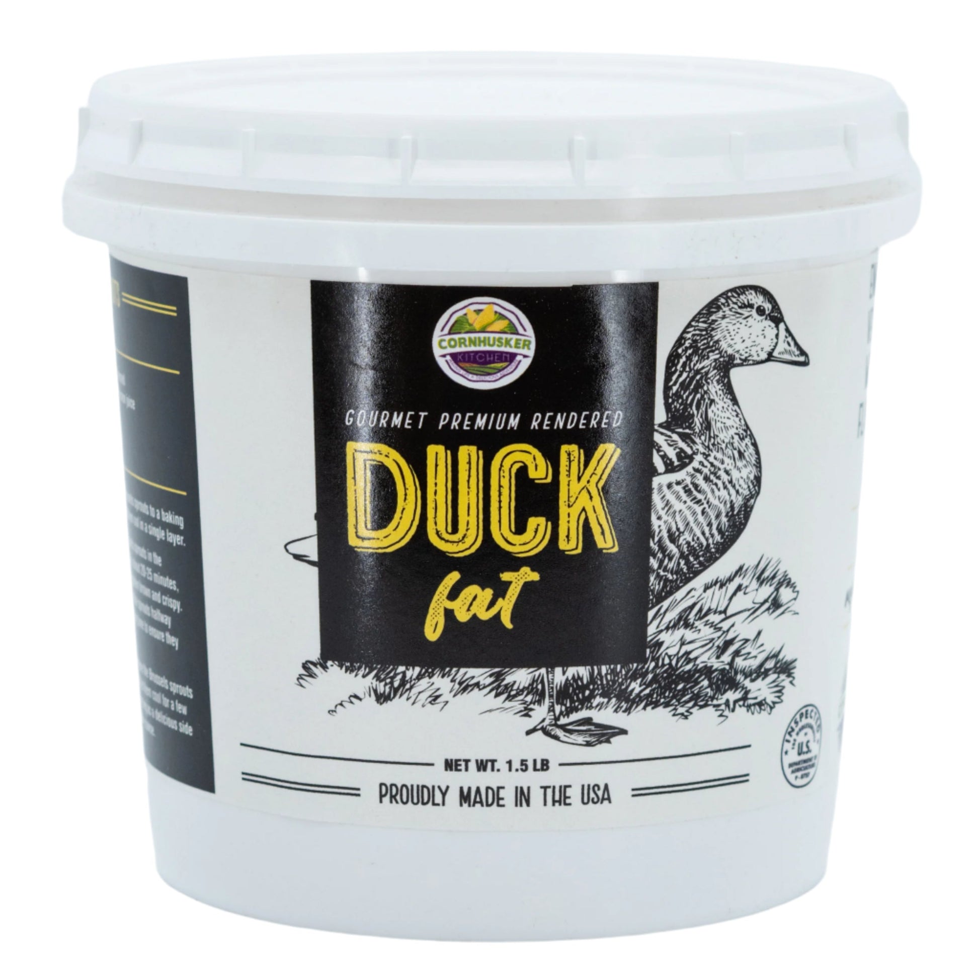 Rendered Duck Fat | 1.5 lb | Gluten Free & Non-GMO | Cornhusker Kitchen - BuyNebraska.com ~ Blessings Grow Meadows