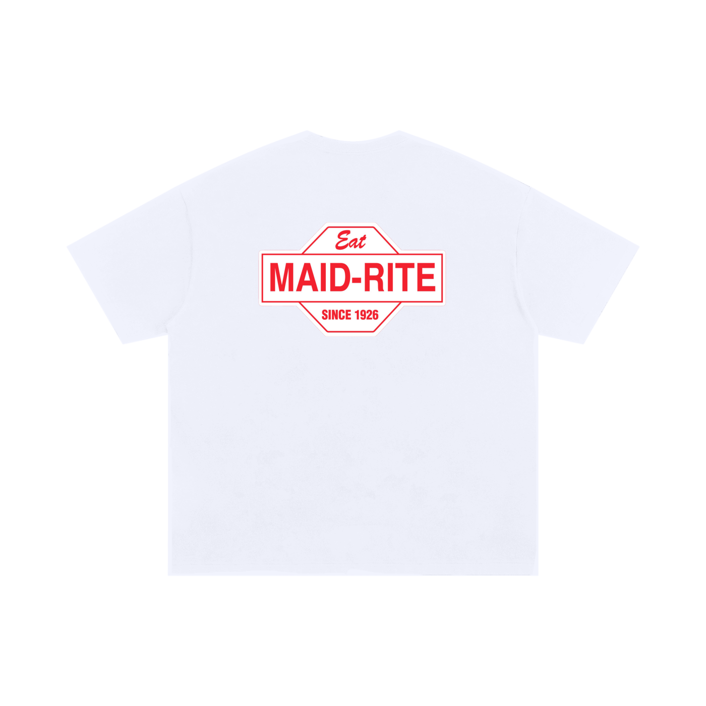 Maid-Rite Logo Oversized Cotton T-Shirt