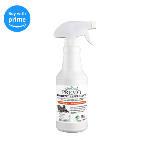 Rodent Repellent Spray - 32 oz - Plant Based All Natural Non-Toxic - By Premo Guard