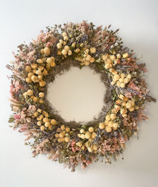 Dried Wreath-Soft + Dreamy