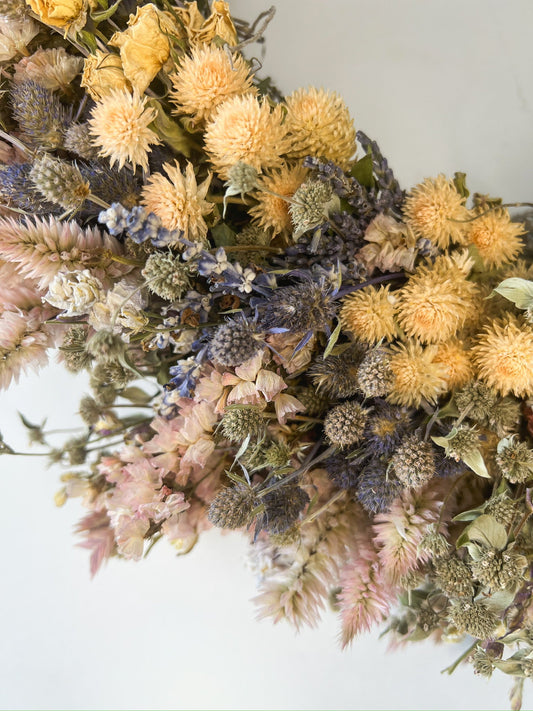 Dried Wreath-Soft + Dreamy