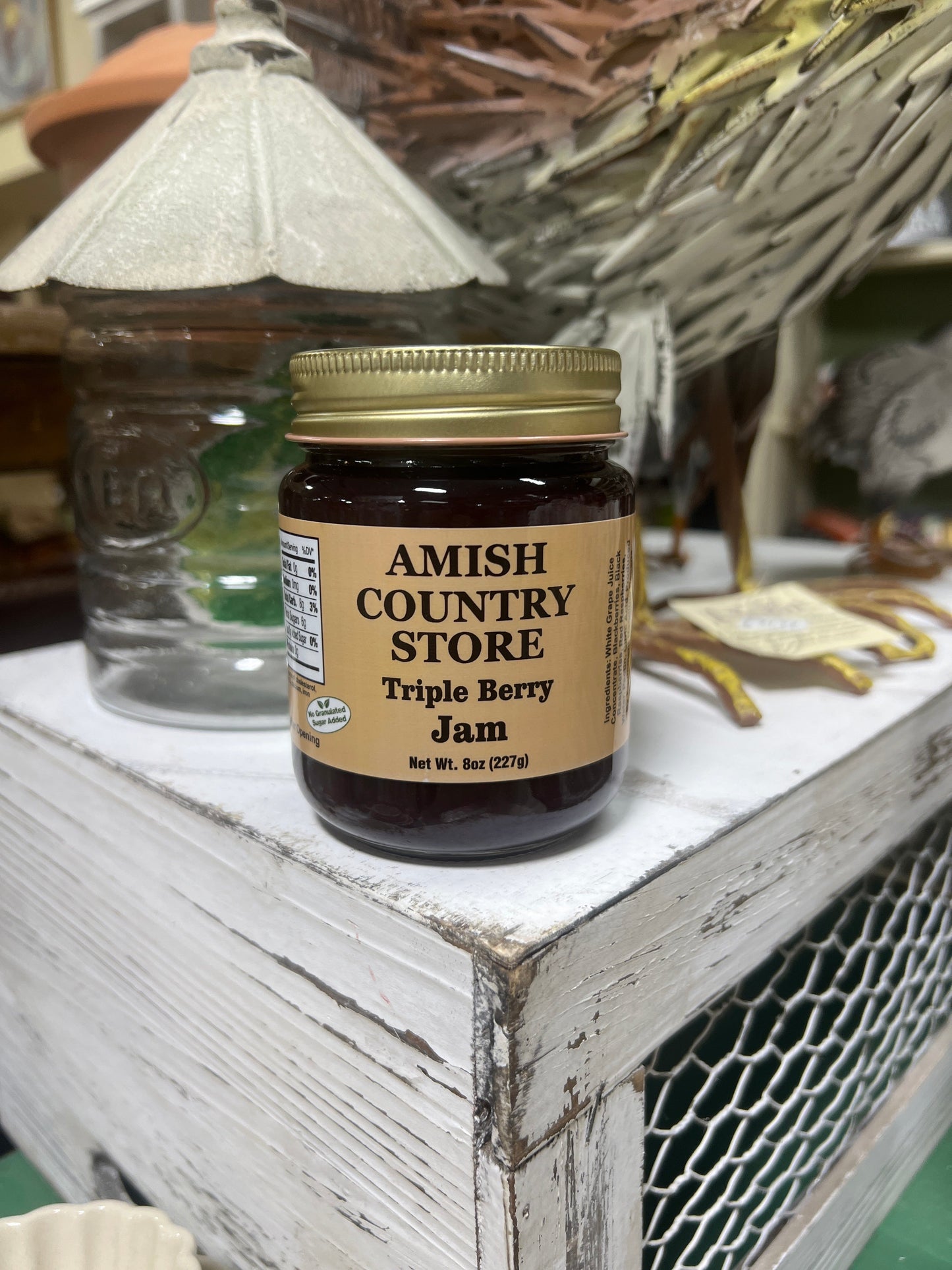 Triple Berry Jam 8 oz - No Sugar Added