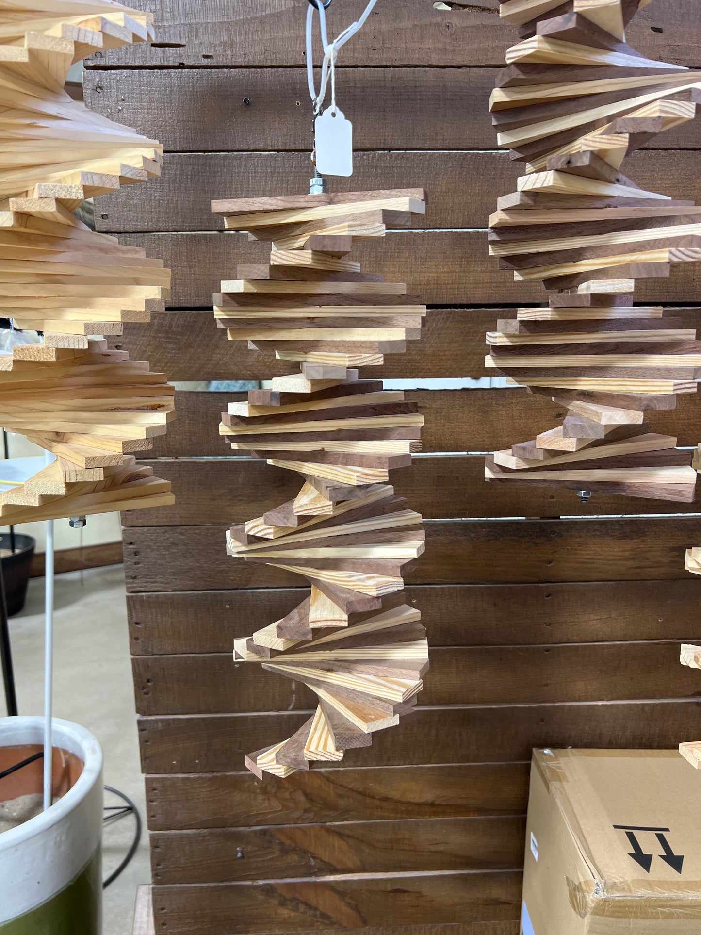 Artisanal Locally Handmade Hanging Wood Wind Spinner