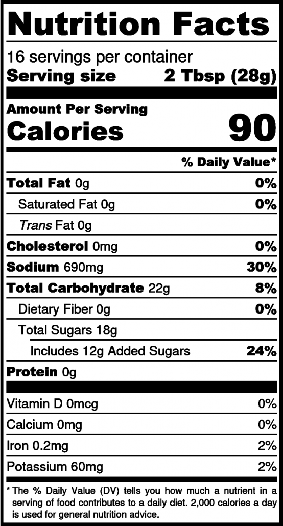 Honey Habanero BBQ Sauce 16 oz