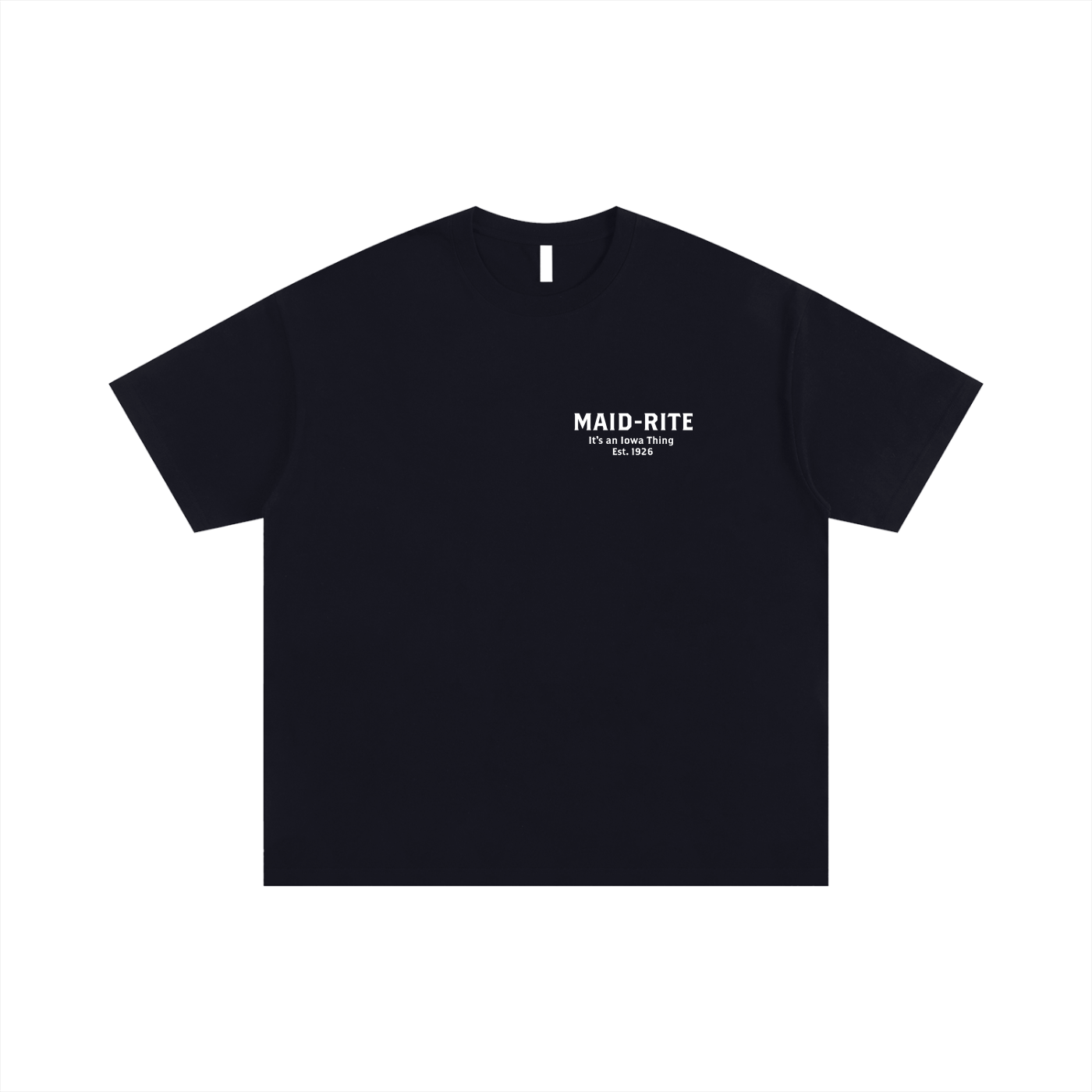 Maid-Rite Logo Oversized Cotton T-Shirt