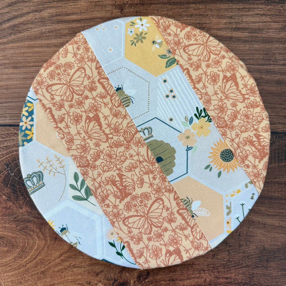 Small bowl and banneton covers from Five Oaks Farm, natural fabric covers for bread proofing and dough prep.