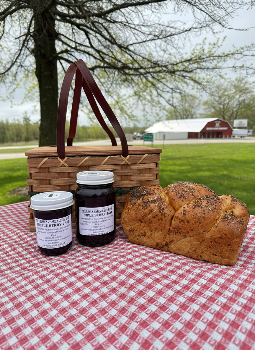 Miller's Triple Berry Jam - 100% Authentic, Local Amish Made Jam