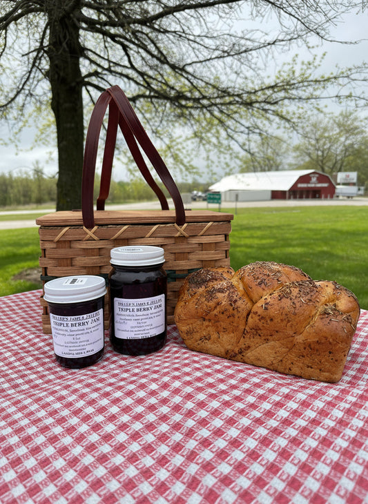 Miller's Triple Berry Jam - 100% Authentic, Local Amish Made Jam