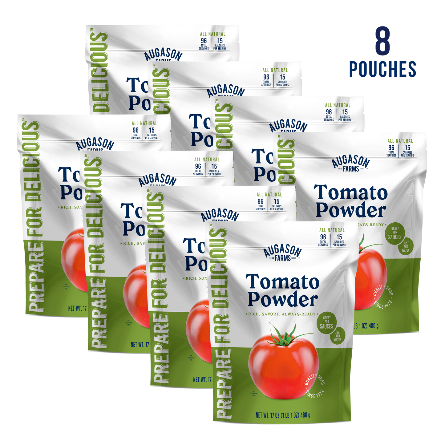 Tomato Powder Pouch, 96 Servings - Blessings Grow Meadows