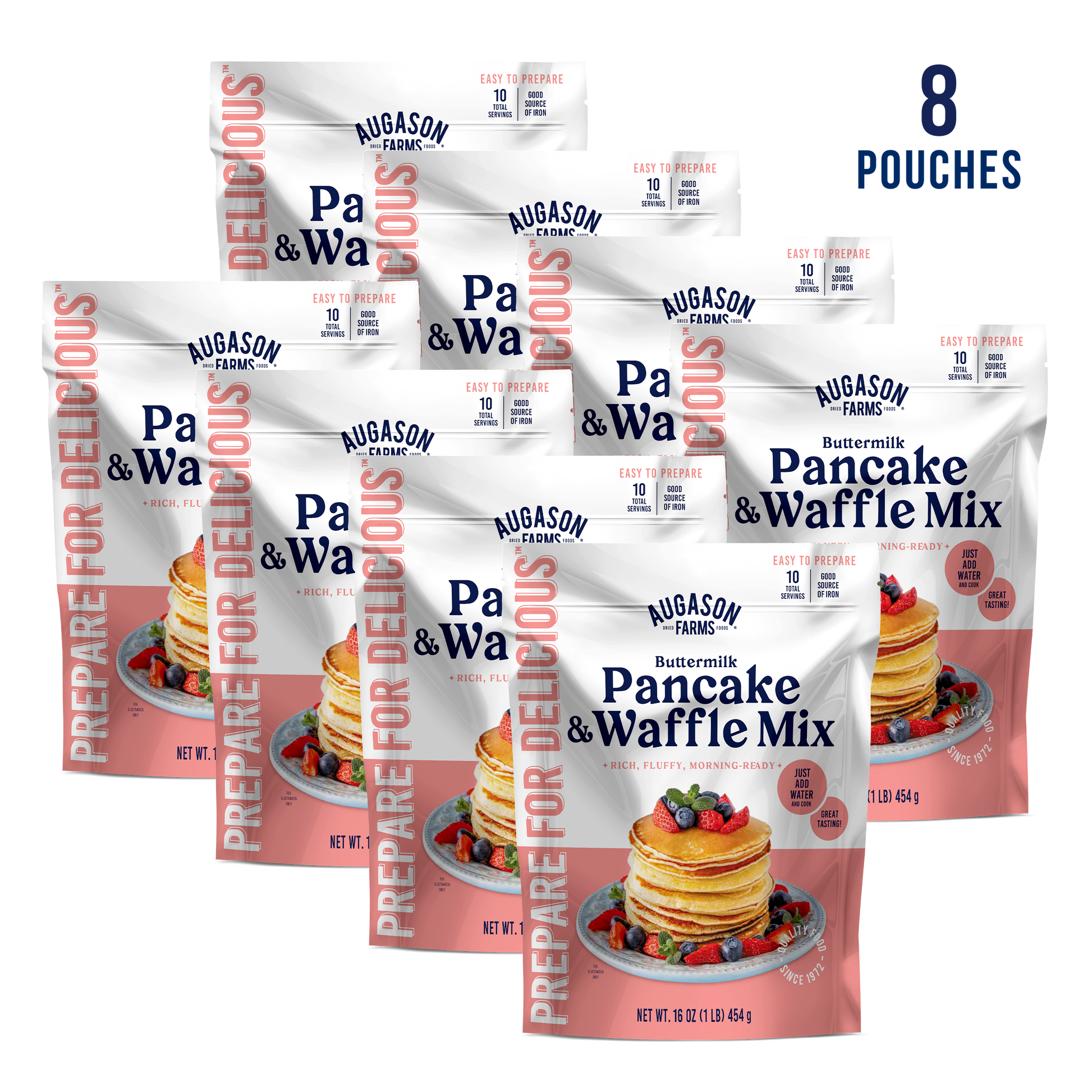 Buttermilk Pancake & Waffle Mix Pouch, 10 Servings - Blessings Grow Meadows