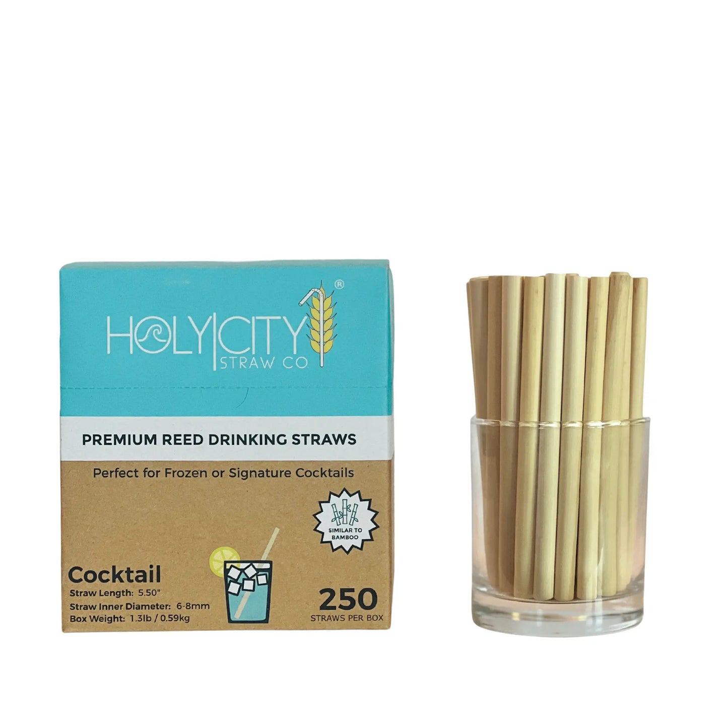 5.5 Jumbo Reed Straws - Blessings Grow Meadows -