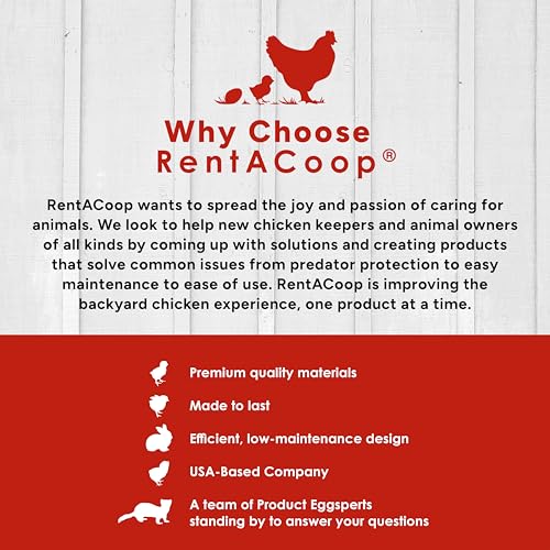 RentACoop RAC Paws 5 lb metal rabbit trough and water drinker set, durable small animal feeder and drinker for rabbits.