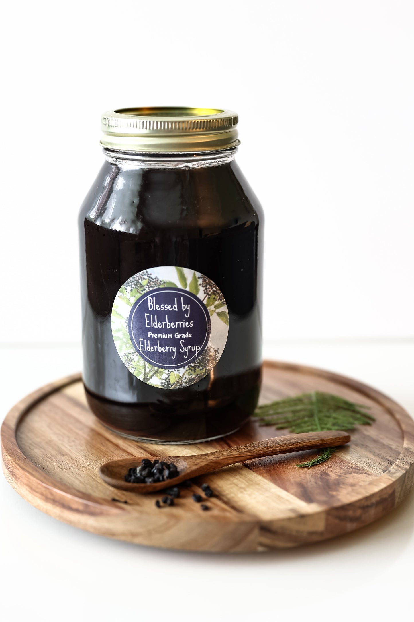 Elderberry Syrup - Blessed by Elderberries ~ Blessings Grow Meadows